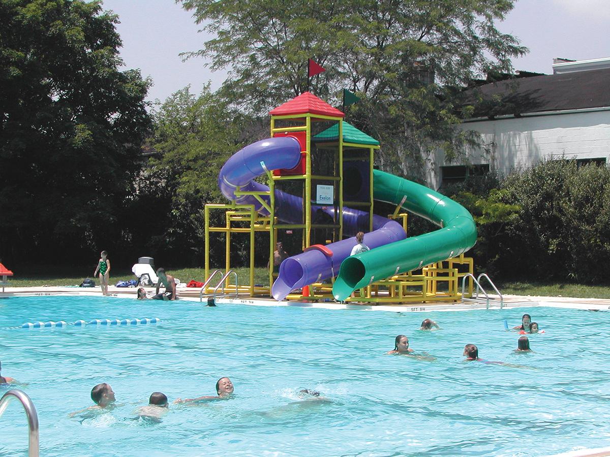 Kennett Area YMCA Outdoor Pool with Slides
