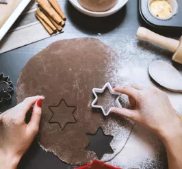 A baking class at the YMCA instruction and fun on how to cook cookies and yummy treats.