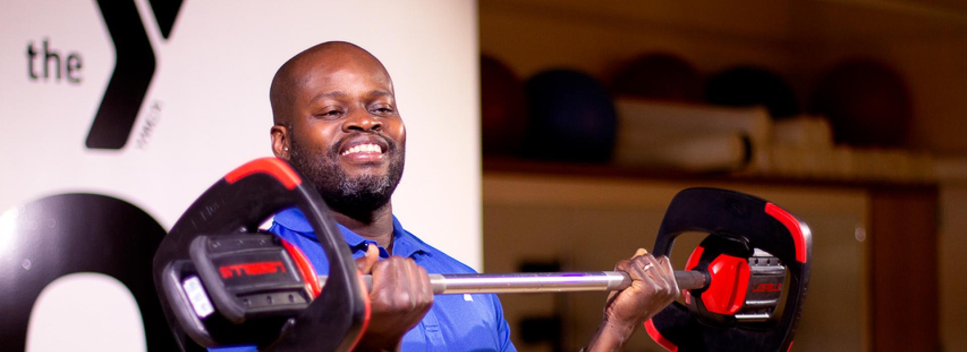Weight training at the YMCA of Greater Brandywine does not have to scary, personal trainer Chris Robinson is here to help.