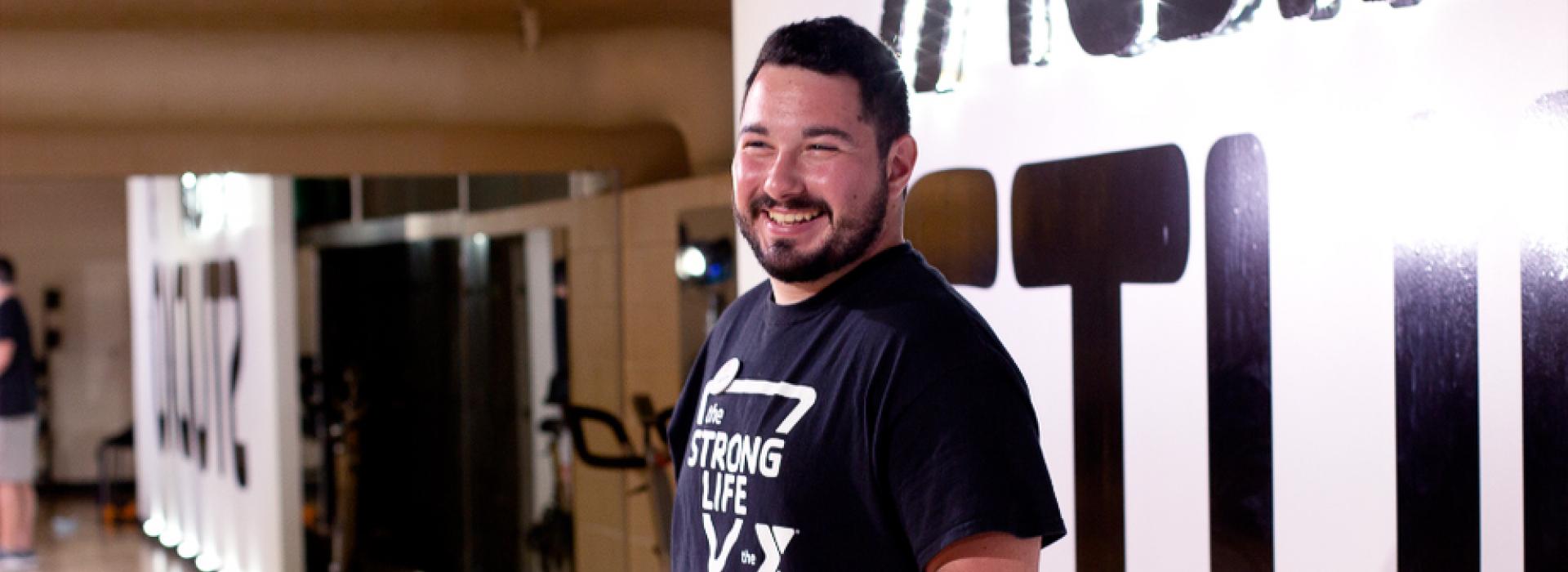 Youth personal trainer at the YMCA, Nick Cappelli is ready to help. 