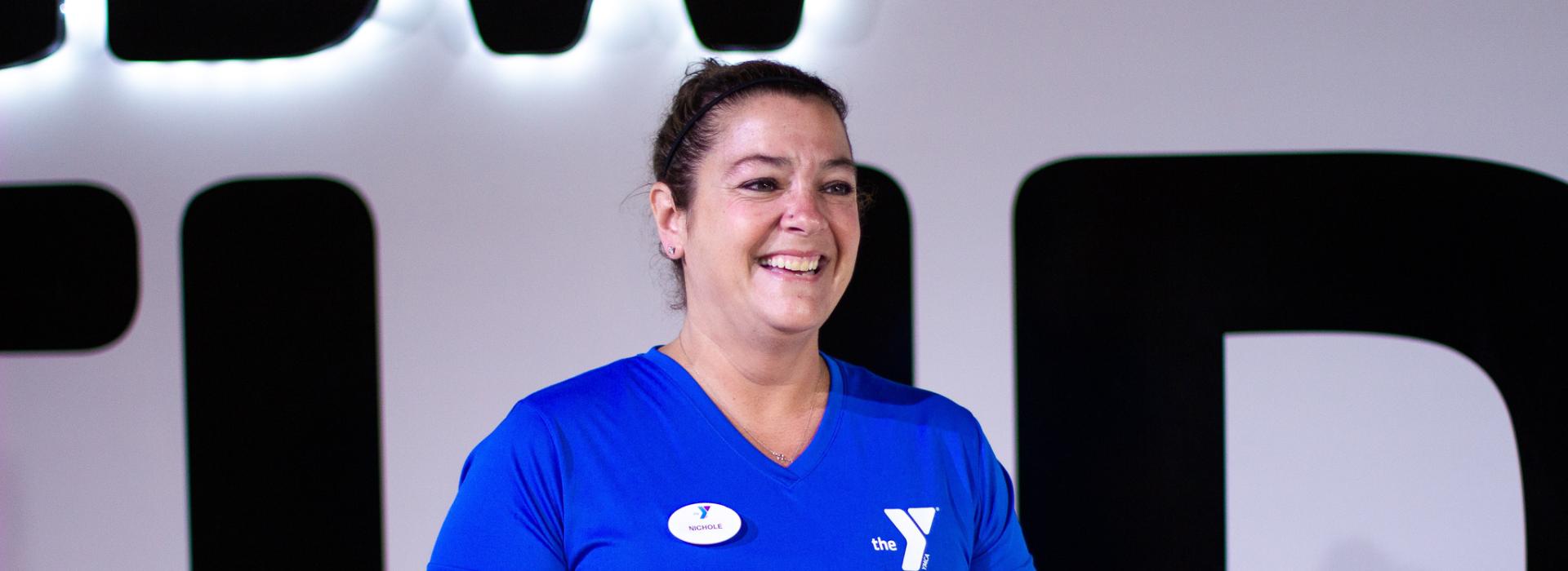 Nichole, Personal Trainer at the YMCA of Greater Brandywine, is ready to help support your exercise goals.