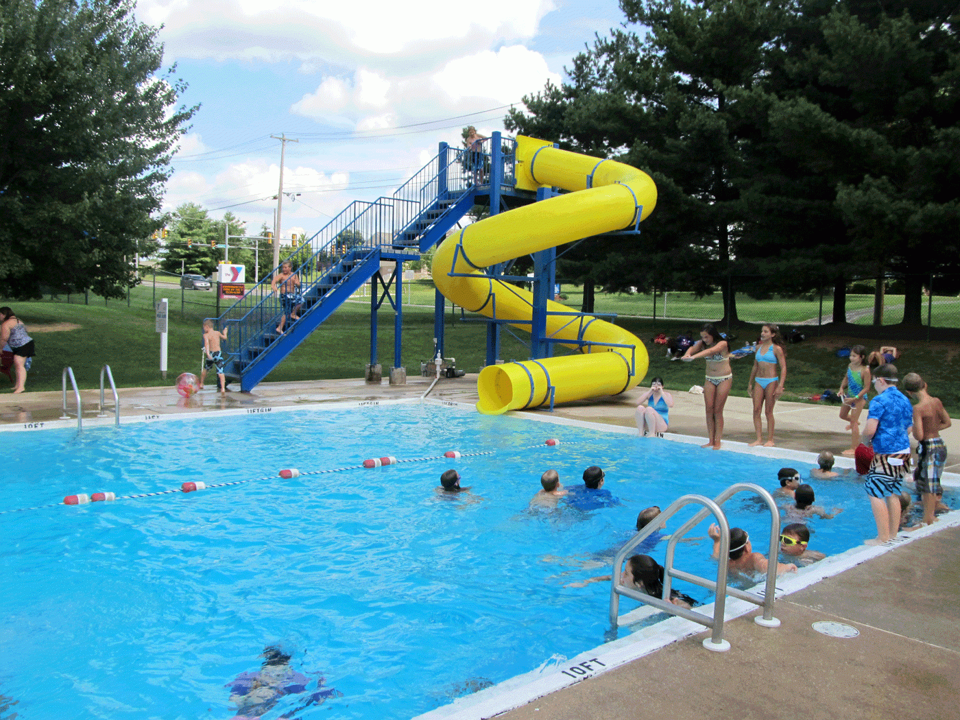 Ymca Swimming Pool   Outdoor Pool At Jennersville 