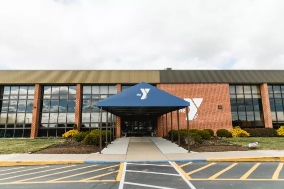 Brandywine YMCA in Coatesville PA main entrance 