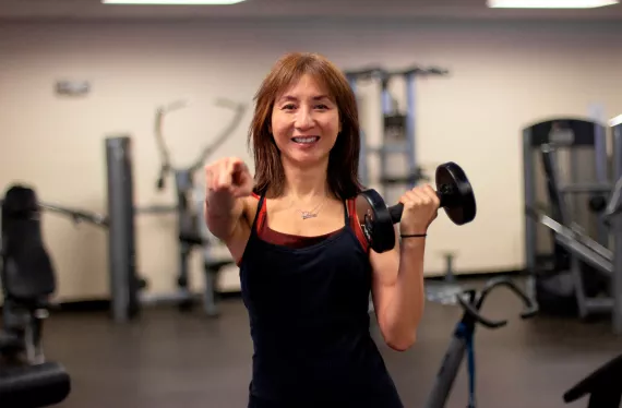 Woman Personal Training at the YMCA of Greater Brandywine