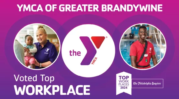 YMCA of Greater Brandywine ranks Top Workplace in the Philadelphia Inquirer.