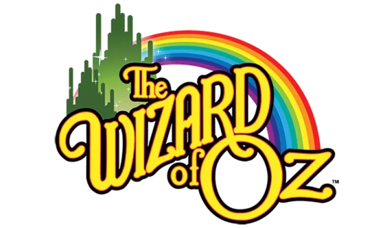 The Wizard of Oz logo for the Upper Main Line YMCA community theater performance