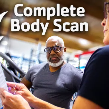 Bertram L Lawson II reviews data from the EVOLT 360 body scan