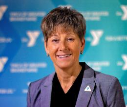 President and CEO of the YMCA of Greater Brandywine, Denise L. Day. 